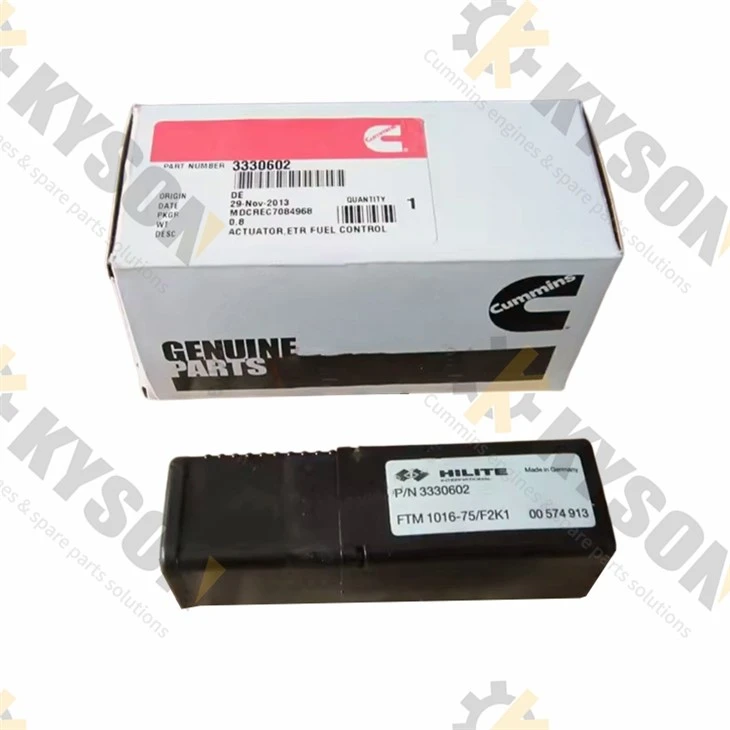 QSK60 QSK45 QSK23 Actuador de control electrónico de combustible 3330600 3330602 para Cummins